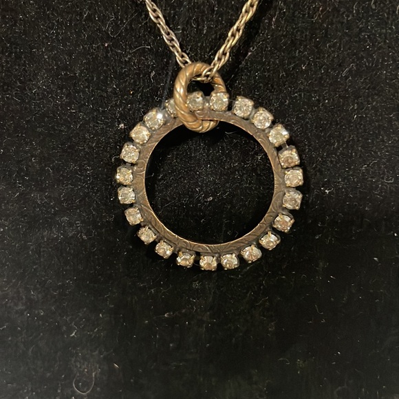 LIZ PALACIOS HALO SWAROVSKY NECKLACE. - Picture 5 of 10